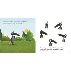 Book for the wolf who tamed his emotions Auzou image-1