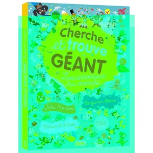Giant animal search and find book Auzou image-0