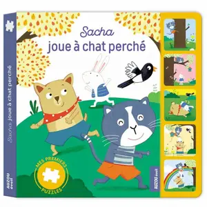 Book for sacha plays perch cat Auzou image-0