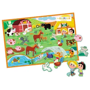 My first farm animal magnet pack stickers Auzou image-0