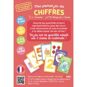 Card games my first number game Auzou image-2