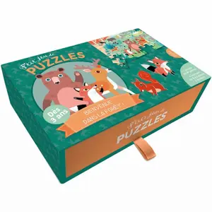 24-piece p'tits jeux puzzle welcome to the forest Auzou image-0