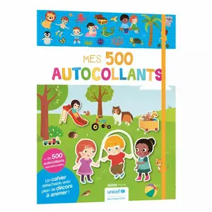 Stickers my 500 stickers with unicef Auzou image-0