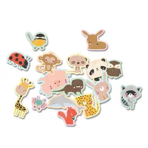 Scratchers my bag of 100 cute animal stickers Auzou image-0