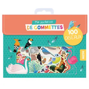 Gommettes ma pochette de 100 gommettes oiseaux Auzou image-1