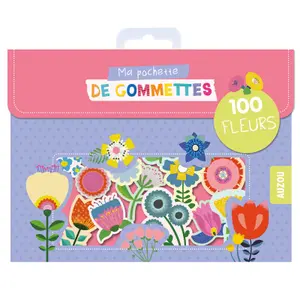 My 100 flower stickers pack Auzou image-1