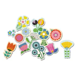 My 100 flower stickers pack Auzou image-0