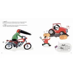 Book for the wolf who wouldn't walk sound and bilingual version Auzou image-1