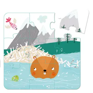 My firsts puzzle flore beaver looking to get busy Auzou image-1