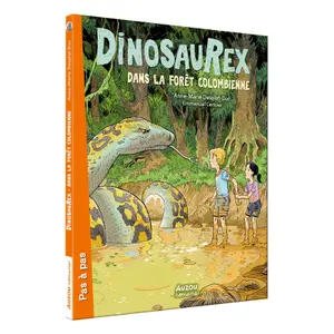 Book for dinosaurex tome 2 in the Colombian forest Auzou image-0
