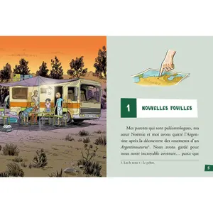 Book for dinosaurex tome 2 in the Colombian forest Auzou image-1