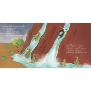 Book for the wolf who climbed the mountains Auzou image-1