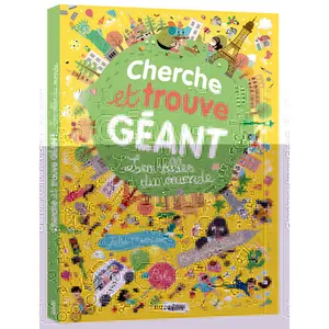 World cities giant search-and-find book Auzou image-0