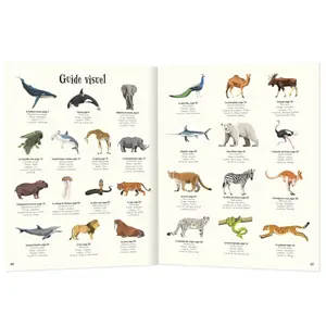 Book for the illustrated anthology of fascinating animals Auzou image-1
