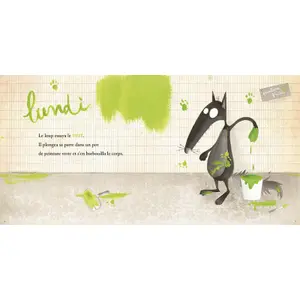 Book for story The wolf who wanted to change color Auzou image-2