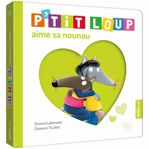 Book for p'tit loup loves his nanny Auzou image-0