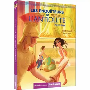 Book for ancient investigators volume 3 peril in rome Auzou image-0