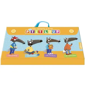 Jeux d'éveil ma valisette d'éveil p'tit loup numbers, shapes, colors, opposites Auzou image-0