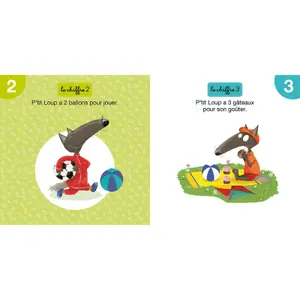 Jeux d'éveil ma valisette d'éveil p'tit loup numbers, shapes, colors, opposites Auzou image-2