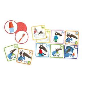 Card games le jeu du marchand de sable p'tit loup Auzou image-1