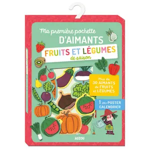 My first seasonal fruit and vegetable magnet pack stickers Auzou image-2