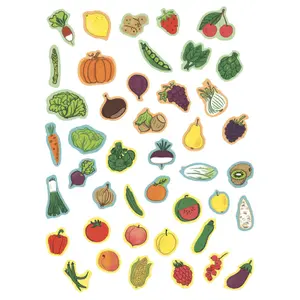 My first seasonal fruit and vegetable magnet pack stickers Auzou image-0