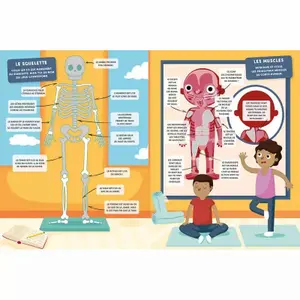 Stickers my clever educational stickers the human body Auzou image-1