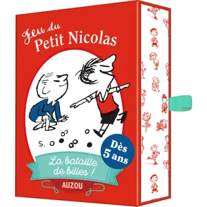 Jeux de carte jeu du petit nicolas la bataille de billes Auzou image-1
