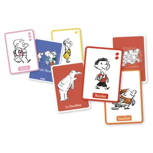 Jeux de carte jeu du petit nicolas la bataille de billes Auzou image-0