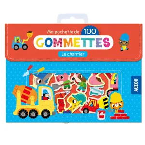 Gommettes my bag of 100 gommettes le chantier Auzou image-0
