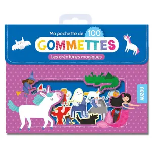 My 100 magical creatures stickers pack Auzou image-0