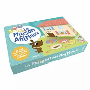 P'tit jeu de la maison des animaux board games Auzou image-0