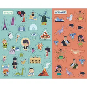 Stickers my poster to animate the world Auzou image-1