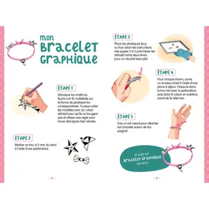 Creative activities my wonderful crazy plastic jewels Auzou image-2