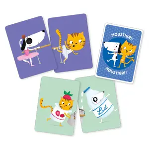 Card games mustache game Auzou image-0