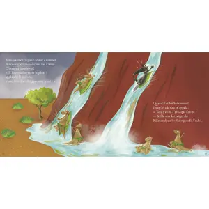 Book for the wolf who climbed the mountains Auzou image-1