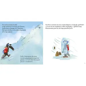 Book for the wolf who climbed the mountains Auzou image-2