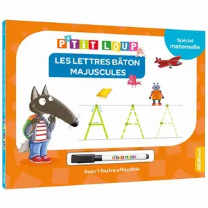 Book for p'tit loup the uppercase stick letters Auzou image-0