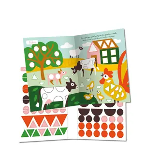 My first animal shapes stickers Auzou image-1