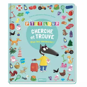 Book for p'tit loup cherche et trouve vive les vacances Auzou image-0