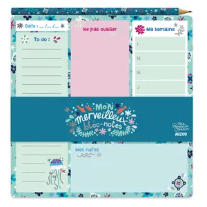 Notepad my wonderful ocean notepad Auzou image-0