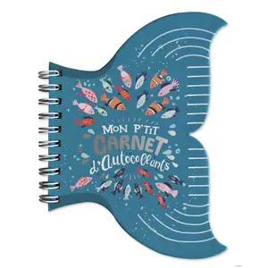 Mon p'tit carnet d'autocollants ocean Auzou image-1