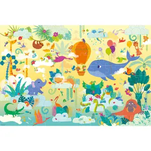 100-piece puzzle above the clouds Auzou image-0