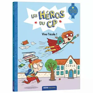 Livre pour les héros du cp premières lectures level 1 vive l'école Auzou image-0