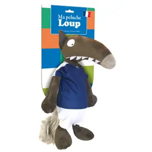 Book for the plush soccer wolf Auzou image-0