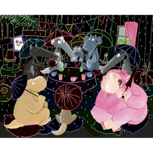 Scratch card my scratch cards my wolf artist pouch Auzou image-1