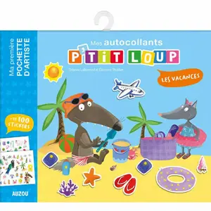 Stickers my little wolf stickers vacations Auzou image-1