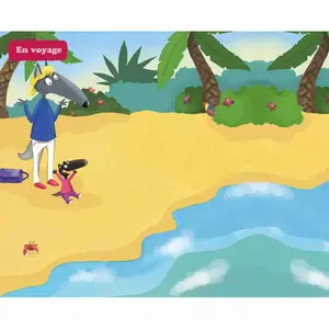 Stickers my little wolf stickers vacations Auzou image-0