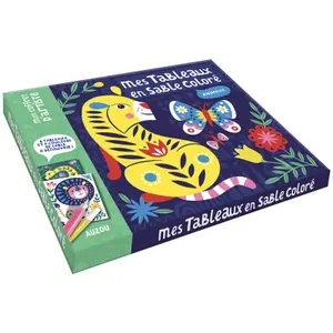 Creative activities mes tableaux en sable coloré animaux Auzou image-0