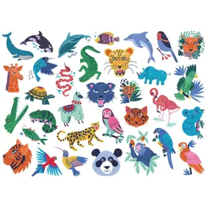 Creative activities my little animal tattoos Auzou image-1